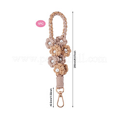 Hand-woven Flower Pendant Decorations&nbsp;KEYC-TAC0009-02KCG-05