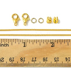 DIY Brass Chain Extender/End Chains Making Kits&nbsp;DIY-FS0005-61G