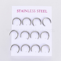 Tarnish Resistant 304 Stainless Steel Stud Earrings&nbsp;EJEW-I235-05P