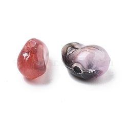 透明なアクリルビーズ  ナゲット  5~11x6~9x4~7mm  穴：1.2~1.5mm  約120個/20g&nbsp;LS-TACR-P013-A02-B