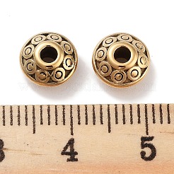 イオンプレーティング（IP）304ステンレスビーズ  双円錐形  ゴールドカラー  8x4.5mm  穴：2mm&nbsp;STAS-M057-05G