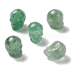 天然＆合成混合天然石ビーズ  ハロウィンの頭蓋骨  11~11.5x8.5~9x11~11.5mm  穴：0.9~1mm&nbsp;G-C038-01