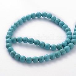 Synthetic Turquoise Beads Strands&nbsp;TURQ-S192-12mm-2