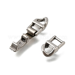 304ステンレススチール製折りたたみ式留め具  ステンレス鋼色  25x6x4mm  穴：3x3mm&nbsp;STAS-M119-05P-04