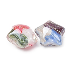 Transparent Resin Glitter Beads&nbsp;RESI-C073-10