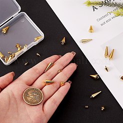 32Pcs 4 Style 304 Stainless Steel Pendants&nbsp;STAS-SZ0002-36G