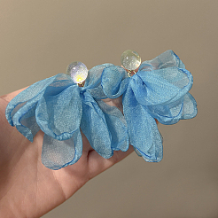 Acrylic Flower Stud Earrings&nbsp;FS-WG687C8-01