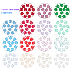Translucent Resin Cabochons&nbsp;RESI-SC0001-38B
