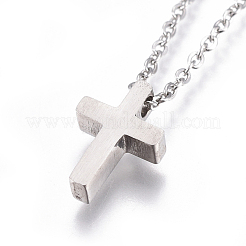 304 Stainless Steel Pendant Necklaces&nbsp;NJEW-E141-25