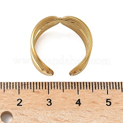 304 Stainless Steel Cuff Rings&nbsp;RJEW-P150-01G