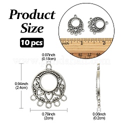 Tibetan Style Alloy Chandelier Component Links&nbsp;TIBE-YW0001-51