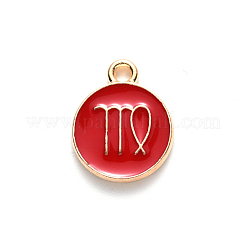 Alloy Enamel Pendants&nbsp;ENAM-SZ0001-28B-B