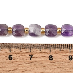 Natural Amethyst Beads Strands&nbsp;GG-CBA96AE-A03-6x6mm