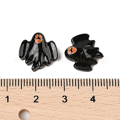 ハロウィンのテーマ不透明樹脂カボション  ゴースト  13.5x13x5.5mm&nbsp;CRES-M037-07E