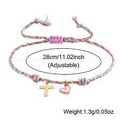 Brass Charm Bracelets&nbsp;LU5248-5