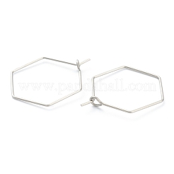 Non-Tarnish 316 Surgical Stainless Steel Earring Hoop&nbsp;STAS-M288-09P-B