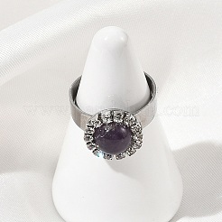 Natural & Synthetic Gemstone Finger Rings for Women&nbsp;RJEW-JR01102