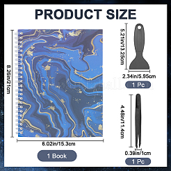 Sticker Collecting Loose-leaf A5 Spiral Bound Notebook&nbsp;AJEW-CP0007-84D