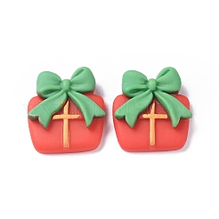 Christmas Theme Opaque Resin Cabochons&nbsp;RESI-F042-01C