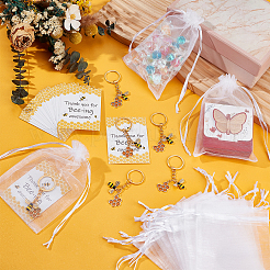 50Pcs Alloy Enamel Keychains&nbsp;KEYC-ME00007