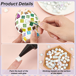 140Pcs 7 Styles Glass Cabochons & Plastic Beads&nbsp;DIY-FG0004-85