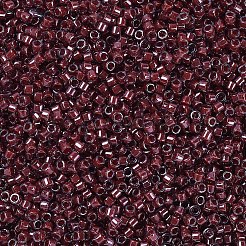 MIYUKIデリカビーズ  シリンダー  日本製シードビーズ  11/0  （db0280)クランベリー裏打ちクリスタル光沢  1.3x1.6mm  穴：0.8mm  約20000個/袋  100 G /袋&nbsp;SEED-J020-DB0280