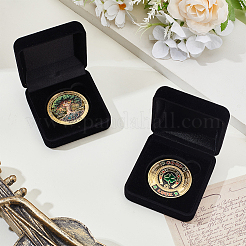 2Pcs ABS Plastic & Velvet Coin Holder Box&nbsp;AJEW-BBC0002-59