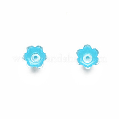 Spray Paint ABS Plastic Imitation Pearl Beads&nbsp;MACR-N013-001G