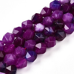 Dyed Natural White Jade Beads Strands&nbsp;X-G-T139-8mm-45L