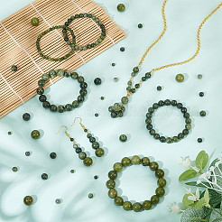 Natural Chinese Jade Beads Strands&nbsp;G-OC0001-32