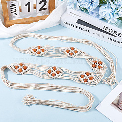 Bohemian Style Polyester Cord Chain Belts&nbsp;AJEW-WH20007-41
