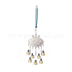 Handmade Lampwork Evil Eye Wind Chines&nbsp;HJEW-C001-08