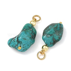 Dyed Natural Magnesite Pendants&nbsp;PALLOY-JF05937-02