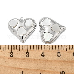Brass Pendants with Shell&nbsp;KK-H460-13P