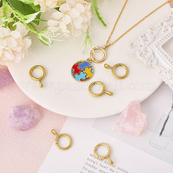 6Pcs Brass Twister Clasps&nbsp;FIND-CA0009-39