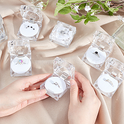 Acrylic Jewelry Ring Box&nbsp;CON-WH0085-10A