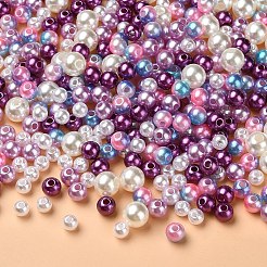 5 Colors ABS Plastic Imitation Pearl Beads&nbsp;KY-YW0001-63D
