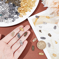 80 Sets 5 Colors Flower Alloy Snap Lock Clasps&nbsp;FIND-NB0004-03