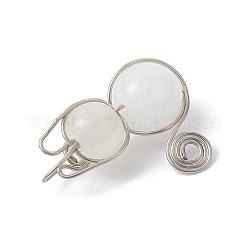 Imitation Jade Glass Bead Pendants&nbsp;PALLOY-JF02479-02