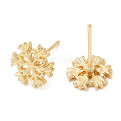 Snowflake Alloy Stud Earrings for Women&nbsp;PALLOY-Q447-23LG