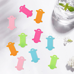 100Pcs 5 Styles Plastic Thread Card Bobbins&nbsp;AJEW-SC0003-96