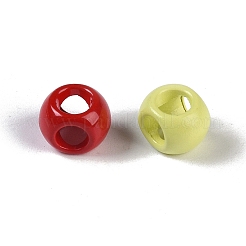 Spray Paint Alloy Beads&nbsp;PALLOY-H145-11
