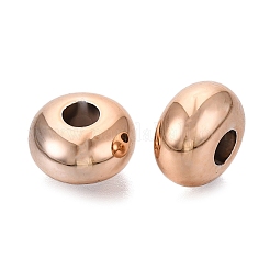 UVメッキ不透明アクリルヨーロピアンビーズ  大穴ビーズ  虹色の  ロンデル  モカシン  14x8mm  穴：4.8mm&nbsp;PACR-T017-19M-12