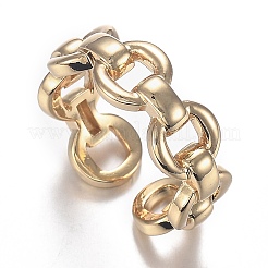 Brass Cuff Rings&nbsp;RJEW-F109-03