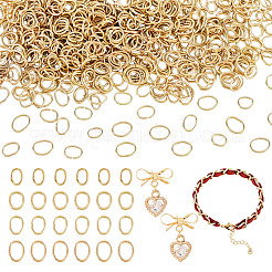 600Pcs 4 Styles 304 Stainless Steel Jump Rings&nbsp;STAS-TA0006-43C