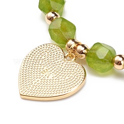 Natural White Jade Stretch Bracelet&nbsp;BJEW-JB08525-01