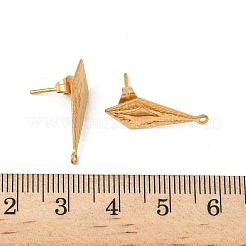 304 Stainless Steel Stud Earring Finding&nbsp;STAS-V015-25G