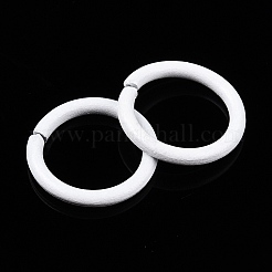 100Pcs Baking Paint Zinc Alloy Open Jump Rings&nbsp;FIND-WH0032-85A-03