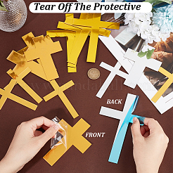15Pcs 3 Styles Acrylic Mirror Cake Toppers&nbsp;FIND-CN0001-46