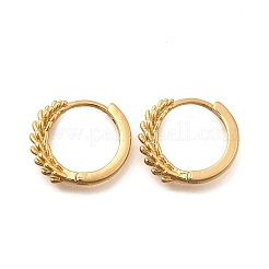 Ring Brass Hoop Earrings&nbsp;EJEW-B148-03G